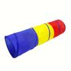2 Pack Pop Up Tunnel TentTunnel Tent, Collapsible Gift,Indoor Outdoor (Red,Yellow,Blue) 76 * 18inch view 3