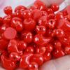 100pcs Mini Resin Duck,15 mm Dollhouse Dcor for Aquarium Decor Micro Fairy Garden Landscape Hide,Seek Party Toys,Easter Basket Stuffer, Gift for All Ages (Nonluminous-Red) view 1