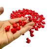 100pcs Mini Resin Duck,15 mm Dollhouse Dcor for Aquarium Decor Micro Fairy Garden Landscape Hide,Seek Party Toys,Easter Basket Stuffer, Gift for All Ages (Nonluminous-Red) view 2