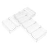 FOYTOKI 2pcs Sturdy Poker Chip Tray Slots Acrylic Poker Chip Organizer Portable Case view 1