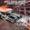 1/43 Mini RC Drift Car with Gyroscope, 2.4GHz 4WD Full Proportional High Speed Micro Hobby RC Cars with Lights Racing Tires, Fast Small Remote Control Car, Toy Model Gift for Adults Kids Boys Girls view 3