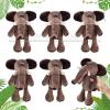 6 Pcs Safari Stuffed Animals Bulk Lion Elephant Monkey Tiger Toy Plush Zoo Animals Junble for Boy Girl Gift Animal Themed Parties Baby Shower Favor(Elephant) view 1