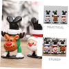 Anneome 3pcs Christmas Wind-up Toys Festive Clockwork Santa Reindeer and Snowman Xmas Party Goodie Bag Stuffers and Decorative Playthings for Holiday Fun view 4
