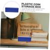 Angoily Coin Holders Storage Box Plastic Coin Storage Case for Collectors Easy to Use view 3