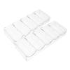 SUPVOX 2pcs Professional Poker Chip Rack Tray Multi-grid Poker Chip Holder Sturdy Acrylic Case view 1