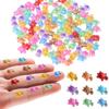 Tindobewan 100Pcs Super Mini Resin Turtles for Crafts Luminous Miniature Tiny Turtle for Fairy House Party Favors Micro Landscaping Decor(Little Turtles) view 1