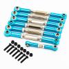 Hot 7PCS Adjustable Aluminum Turnbuckles Camber Link Linkage Sets for Traxxas Slash 4X4/2WD Short Course Car 1/10 Upgrade Parts(Blue) view 1