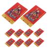 PRETYZOOM 10pcs Li Tai Card Amulet for Home Year Snake Blessing Elegant Design for Prosperity and Security view 1