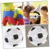 SUPVOX 1set Football with Stick and Eye Cover for Birthday Parties Fun Soccer-themed Party Decoration for Boys and Girls Celebrations and Festivals view 3