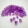 100pcs Mini Resin Duck,15 mm Dollhouse Dcor Glow in The Dark for Aquarium Decor Micro Fairy Garden Landscape Hide,Seek Party Toys,Easter Basket Stuffer, Gift for All Ages (Purple) view 4