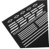 FELTECHELECTR 4pcs Mini Road Sticker Self-Adhesive Road Tape for Toy Cars Realistic Traffic Signs and Decals for Sandbox Play Dollhouses and Vehicle Models Simulation view 4