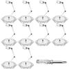 10-Piece Clear Model Display Stand, Hg 1/144 Robot Toy Compatible, Action Figure Holder view 1