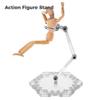 10-Piece Clear Model Display Stand, Hg 1/144 Robot Toy Compatible, Action Figure Holder view 2