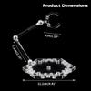10-Piece Clear Model Display Stand, Hg 1/144 Robot Toy Compatible, Action Figure Holder view 4