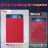 200 Pack Card Sleeves, Matte Dual Trading Card Sleeves with Opaque Back & Smooth Shuffle, Tear Resistant Card Protectors for MTG, TCG and Game Cards (Angry Red) view 3