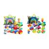 ALASOU 24 PCS Soft Rubber Car Toys with Playmat/Storage Bag for Infant and Toddlers view 1