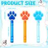 36 Pcs Dog Paw Bubble Wands Bulk Blue Orange Mini Paw Print Bubble Blowers for Paws Themed Party Favors Birthday Party Goodie Bag Stuffers Prizes Gifts Summer Outdoor view 3