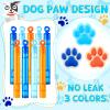 36 Pcs Dog Paw Bubble Wands Bulk Blue Orange Mini Paw Print Bubble Blowers for Paws Themed Party Favors Birthday Party Goodie Bag Stuffers Prizes Gifts Summer Outdoor view 4