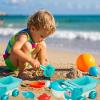 Beach Toys, Beach Toys | Summer Toys 29 Pieces, Storage, Shovels, Watering Can, Portable Bucket, Rake, Molds for Kids 3 view 2