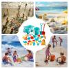 Beach Toys, Beach Toys | Summer Toys 29 Pieces, Storage, Shovels, Watering Can, Portable Bucket, Rake, Molds for Kids 3 view 4
