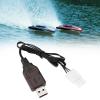 Briny River 2S Life 6.4V 600mA USB to EL4.5-3P Plug Batteries Charging Wire for Most Model Remote Control Cars Trucks Speedboats view 3