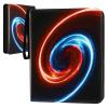1080 Pockets Card Binder 9 Pocket, Trading Card Binder with 60 Page Removable Sleeves, Zipper Card Book Album Holder[PROTECTIVE][PLEASANT TOUCH SURFACE] Lightning Ring view 1