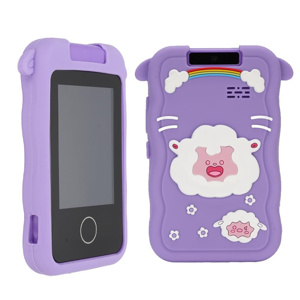 Kids Smart Phone for Girls, 2.8in Touchscreen Digital Camera Toys with 48MP 1080P Video 180 Lens, Music Player