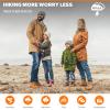 Wishouse Walkie Talkies for Kids Adults - Long Range Rechargeable 2 Way Radios,Gift,Hiking Accessories Camping Gear with Lamp,SOS Siren,NOAA Weather Alert,VOX,Easy to Use 2 Pack view 3