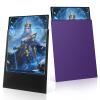200 Pack Card Sleeves, Matte Dual Trading Card Sleeves with Opaque Back & Smooth Shuffle, Tear Resistant Card Protectors for MTG, TCG and Game Cards (Metallic Purple) view 1