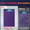 200 Pack Card Sleeves, Matte Dual Trading Card Sleeves with Opaque Back & Smooth Shuffle, Tear Resistant Card Protectors for MTG, TCG and Game Cards (Metallic Purple) view 3