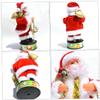 CORHAD Rotatable Santa Claus Figurine PVC Cloth with Small Bells Xmas view 3