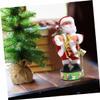 CORHAD Rotatable Santa Claus Figurine PVC Cloth with Small Bells Xmas view 4