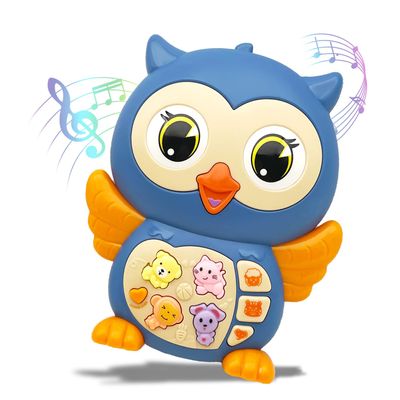 Nidavfa Baby Piano Keyboard Toys 12-18 Month Early Learning Light Up Music Toys Infant Gifts for 1 Year Old Boys Girls (Owl)