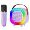 Mini Karaoke Machine Speaker for Kids Adults, Portable Bluetooth with 1 Wireless Microphones, Children's Day Birthday Gift Ideas for Toys for Teens Boys and Girls Aged 4, 5, 6, 7, 8, 9, 10, 11, 12+ view 1