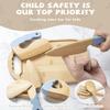 Wooden Kids Cooking Set Montessori Kit - Real Toddler Kitchen Tools & Baking Utensils - 15PCS Cooking Kit for Kids with Storage Bag, Great Gift for Pretend Play & Montessori Learning (Blue) view 3