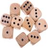 10Pcs 20mm Wooden D6 Dice, Board Games Round Corner 6 Sided Dice Creative Wooden Crafts Entertainment Toy for Adults Clever Fashion Standard Game Dice view 1