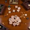 10Pcs 20mm Wooden D6 Dice, Board Games Round Corner 6 Sided Dice Creative Wooden Crafts Entertainment Toy for Adults Clever Fashion Standard Game Dice view 4