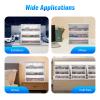 3-Tier Car Model Display Cabinet, 1:64 Scale Car Model PVC Display Case with LED Lights for Home Decor Toy Storage, No Assembly Needed, 11.81*4.52*11.81in view 2