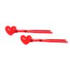 FOYTOKI 2pcs Heart-Shaped Clips for Boys and Girls Outdoor Play Fun Snow Molds Bright Colors view 1