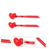 FOYTOKI 2pcs Heart-Shaped Clips for Boys and Girls Outdoor Play Fun Snow Molds Bright Colors view 4