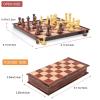 Magnetic Travel Chess Set - Folding Chess Board with Storage Box, Portable Wooden Style Chess Game Set for Adults & Kids, 5.11 Inch Compact Size for Car Backpack view 2