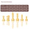 Magnetic Travel Chess Set - Folding Chess Board with Storage Box, Portable Wooden Style Chess Game Set for Adults & Kids, 5.11 Inch Compact Size for Car Backpack view 4