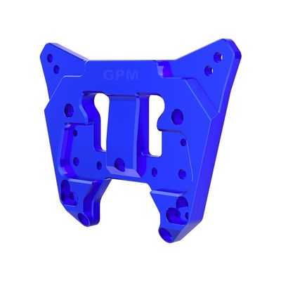 GPM 7075 Alloy Rear Shock Tower for 1/8 Kraton 6S Exb 4X4 RTR Brushless Speed Truck-Ara8708V6 (Blue)