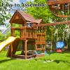 2400 lb Capacity Heavy Duty Swing Hangers Screws Bolts for Wooden Sets Playground Porch Patio Yoga Seat Trapeze Indoor Outdoor & Hanging Snap Hooks Black of 2 view 2
