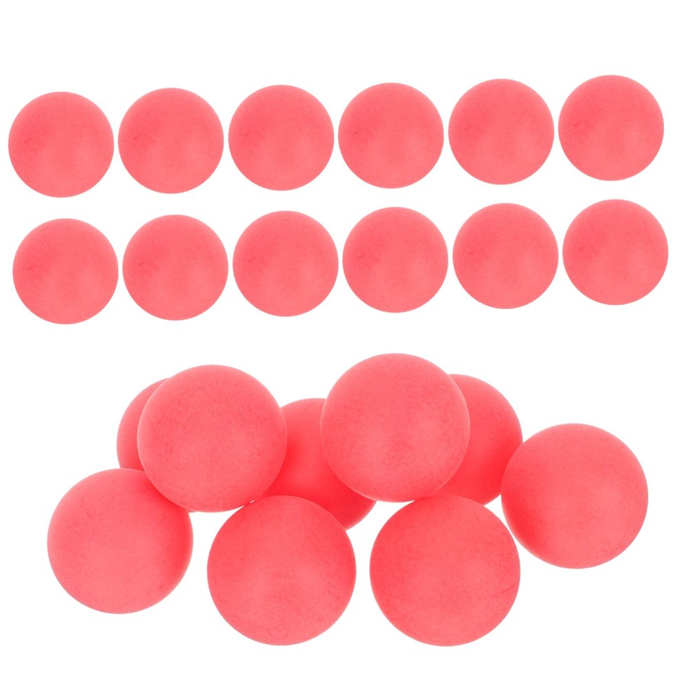 ibasenice 100Pcs Seamless Frosted Plastic Balls for Game Props Raffle Drawings and Party Activities for Fun and Entertainment