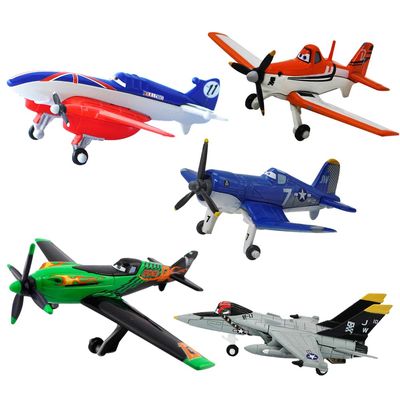 5 Pack Planes Dusty Skipper Ripslinger Bulldog Echo Metal Diecast Plane Model Toy (5 Pack Planes)