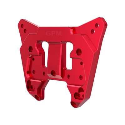 GPM 7075 Alloy Rear Shock Tower for 1/8 Kraton 6S Exb 4X4 RTR Brushless Speed Truck-Ara8708V6 (Red)