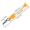 GDOOL 1.0mm RC Cars Body Clips with Pull Tabs for Universal 1/14 1/16 1/18 SCX24 Remote Control Car Compatible with Redcat HPI Himoto HSP Exceed Truck Buggy(10 Pieces,Orange) view 2