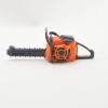 5.7" Mini Vibrating Chainsaw Keychain Toy 1:12 Miniatures Creative Pull Button Capsule Toy for Stress Relief, Dollhouse, Mini Garden Landscaping (5 Colors) (Orange Chainsaw) view 2