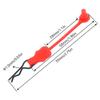 GDOOL 1.0mm RC Cars Body Clips with Pull Tabs for Universal 1/14 1/16 1/18 SCX24 Remote Control Car Compatible with Redcat HPI Himoto HSP Exceed Truck Buggy(10 Pieces,Red) view 2